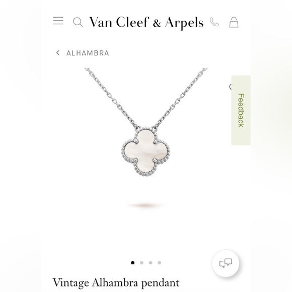 Van Cleef & Arpels Single Motif Vintage Alhambra Necklace 🤍 - Picture 10 of 14